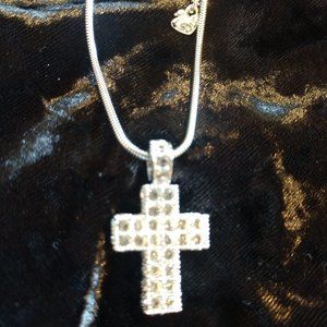 Swarovski Necklace_Cross Pendant with Diamonds